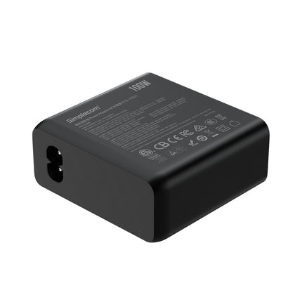 Simplecom CU400 4-Port PD 100W GaN Fast Charger 3xUSB-C + USB-A for Phone Tablet Laptop 4