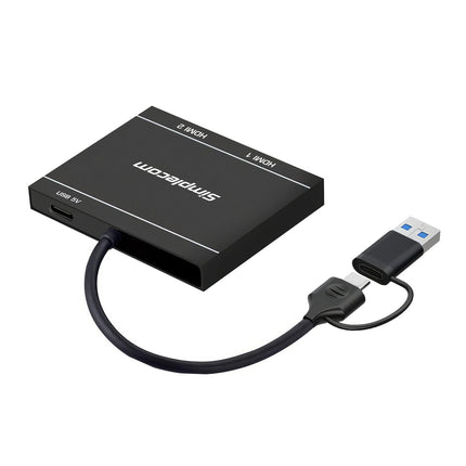 Simplecom DA327 USB 3.0 or USB-C to Dual HDMI Display Adapter for 2x 1080p Extended Screens 3