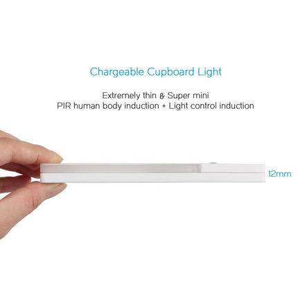 EL608 Rechargeable Infrared Motion Sensor Wall LED Night Light Torch (Warm White) 3