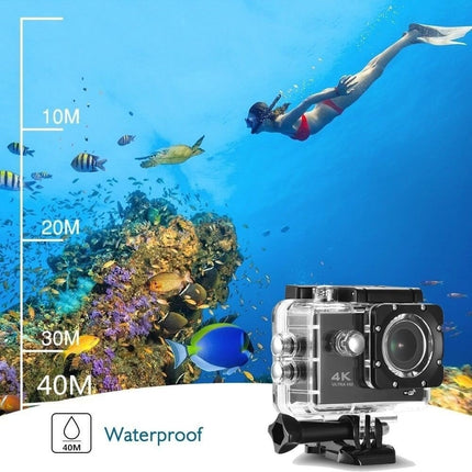 BDI New Action Camera 4K wifi sports DV Cam Blue 7