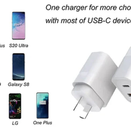 BDI 25W PD Quick Charger AU plug with USB-A and Type-C Ports 3