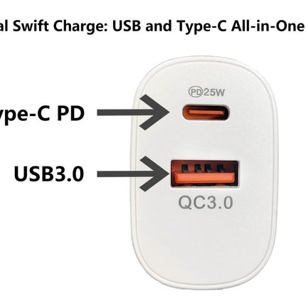 BDI 25W PD Quick Charger AU plug with USB-A and Type-C Ports 4