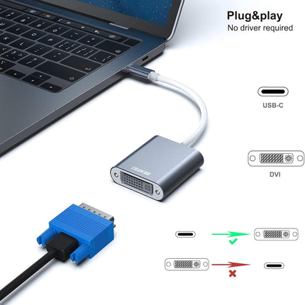BENFEI 000164GY USB C to DVI Adapter [Thunderbolt 3/4 Compatible] 5
