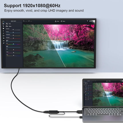 BENFEI 210BK VGA to HDMI Adapter with Audio Support and 1080P Resolution 6