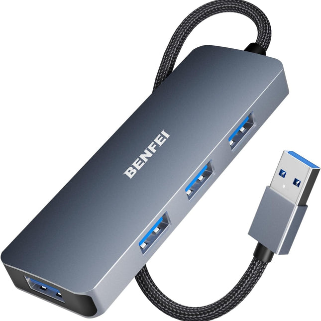 BENFEI USB 3.0 4-port Hub USB A Splitter Ultra-Slim