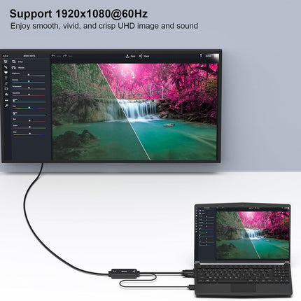 BENFEI 324BK VGA to HDMI Cable with Audio, 1080P Uni-Directional 1.8M 5