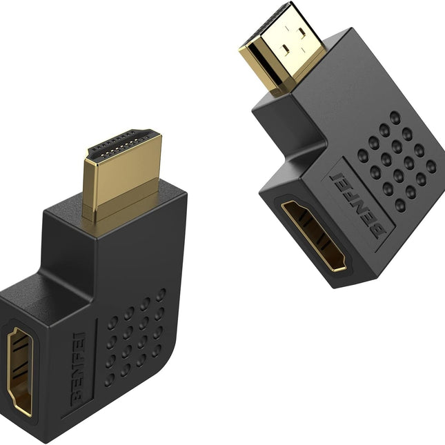 BENFEI HDMI Male to Female Right Angle 90 Degree Adapter