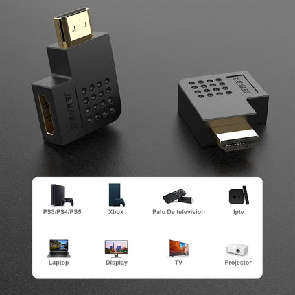 BENFEI HDMI Male to Female Right Angle 90 Degree Adapter 3