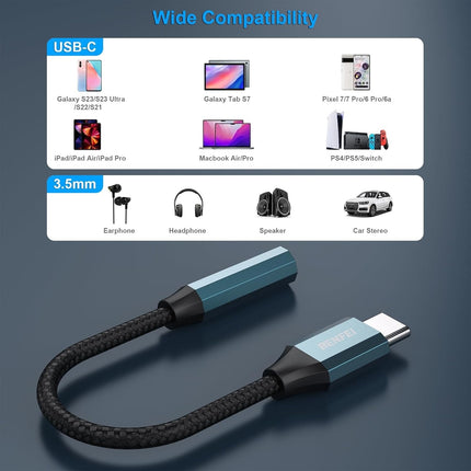 BENFEI USB-C to 3.5mm Audio Jack Adapter 6