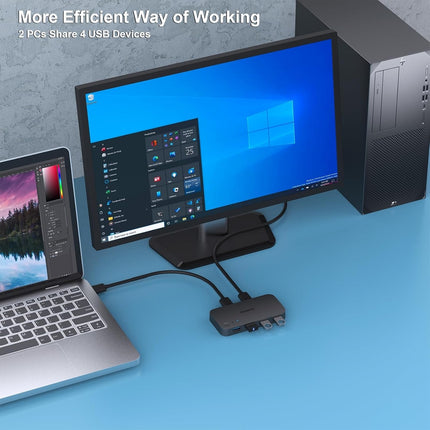 BENFEI 4-port USB 3.0 Switch 4
