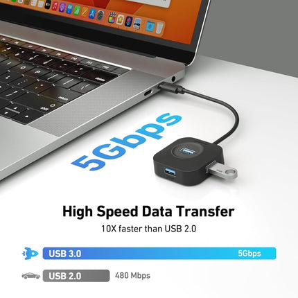 BENFEI 371BK USB-C 4-port USB 3.0 Hub 4