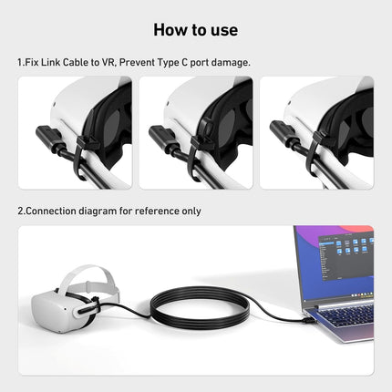BENFEI 375BK-3M USB 3.0 to Right Angled USB-C PVC 3M 4