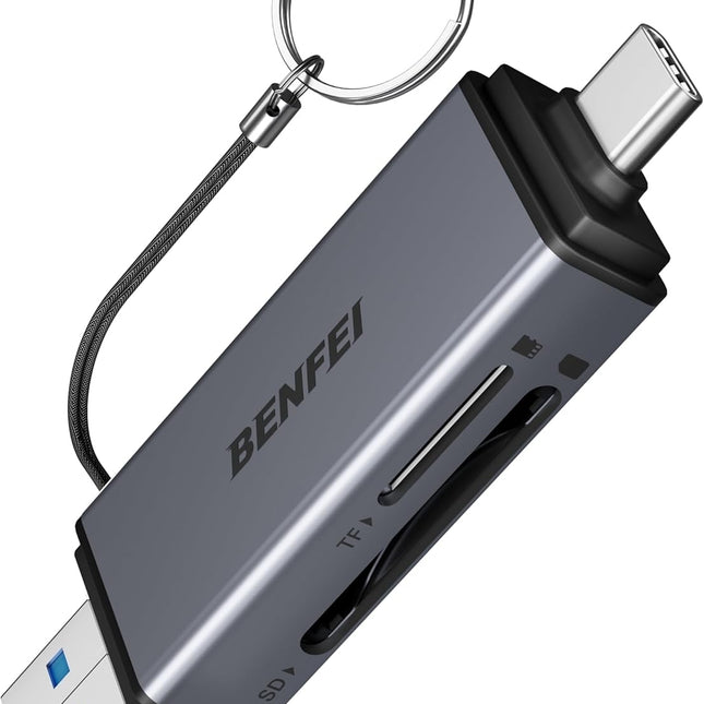 BENFEI SD Card Reader, USB C to SD Micro SD Card Memory Card  Adapter