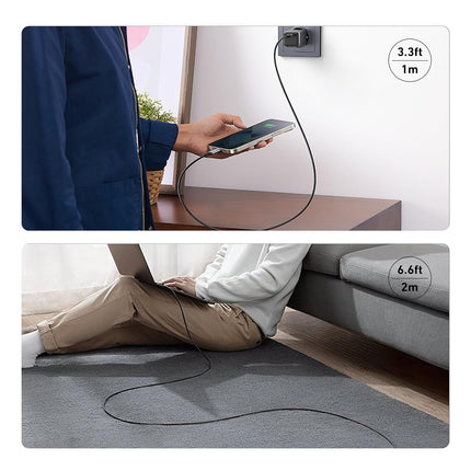 BENFEI 000383GY USB-C to USB-C Cable (4K@120Hz), 100W PD Fast Charging, 10Gbps Data Transfer for I-phone 15/16/17 and Samsung / Google phone 1M 6