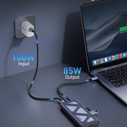 BENFEI 000389GY M.2 NVMe Enclosure with USB-C Hub 8