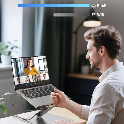 BENFEI 398GY TYPE-C 6-in-1 HDMI+USB-C(10G)+RJ45+2xUSB-A(10G)+PD 6