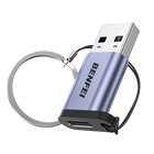 BENFEI 407GY USB Type-A to USB-C Adapter Male to Female Supporting 5V 3A Charging and 10Gbps Data Transmit
