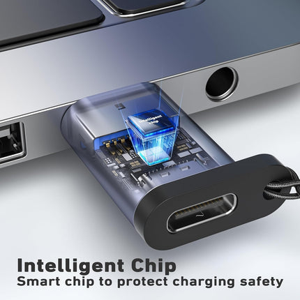 BENFEI 407GY 2-Pack USB Type-A to USB-C Adapter Male to Female Supporting 5V 3A Charging and 10Gbps Data Transmit 2