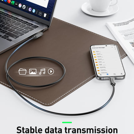 BENFEI 428BK-3M USB C to Right Angle USB C Cable , 90-dgree Angled USB 2.0 Type C Charger Cable, 3A Fast Charging & 480Mbps Data Sync, Durable PVC 3
