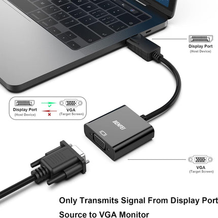 BENFEI DisplayPort to VGA,Gold-Plated Uni-directional Adapter 3