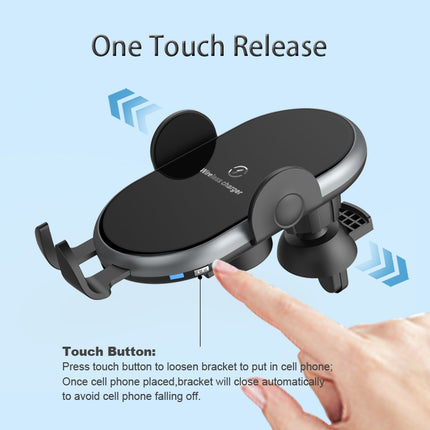 C366: Automatic Clamping Wireless Car Charger,with backlight 5