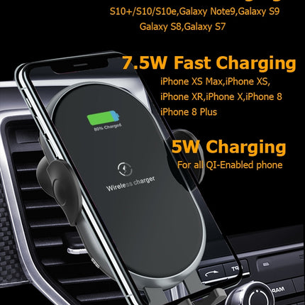 C366: Automatic Clamping Wireless Car Charger,with backlight 3