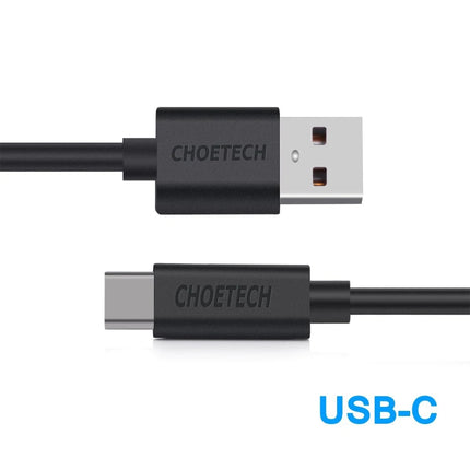 CHOETECH AC0004 USB-A to USB-C Charge & Sync Cable 3M Black 7