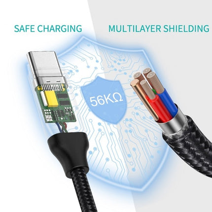 CHOETECH AC0007-102GY USB 3.0 Type-A to Type-C Cable 2M 5