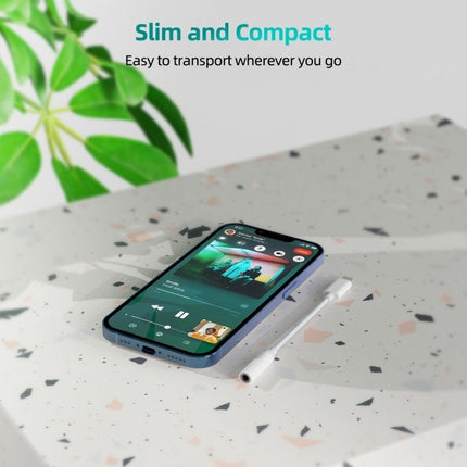 CHOETECH AUX005 iPhone 8-pin to 3.5mm Headphone Adapter 5