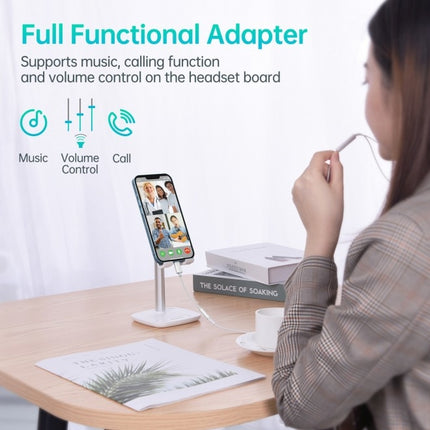 CHOETECH AUX005 iPhone 8-pin to 3.5mm Headphone Adapter 7