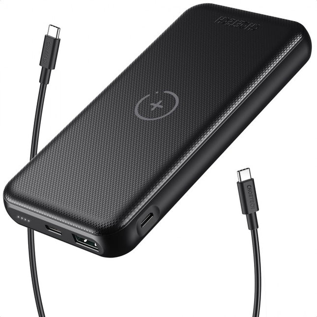 Choetech B650-CC Power Bank 10000mAh with Wireles Power Bank (Black) 2