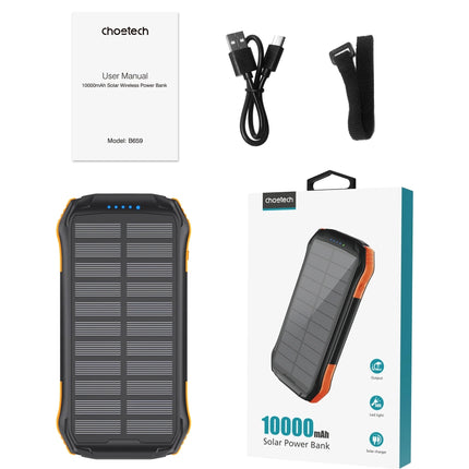 CHOETECH B659 10000mAh Solar Power Bank 5
