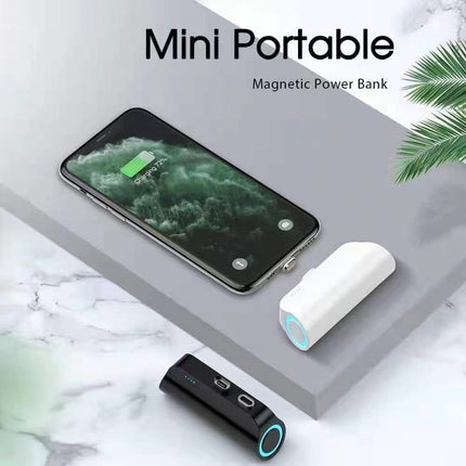CHOETECH B660-WH 3000mAh Mini Power Bank with 3 Magnetic Connectors (White) 3