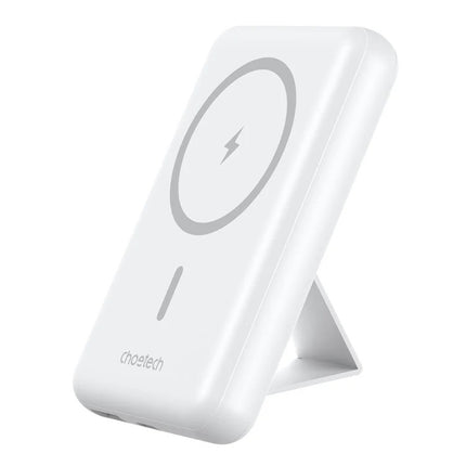 CHOETECH B662-WH USB-A + USB-C + Wireless Magnetic Power bank 5000mAh (White) 2
