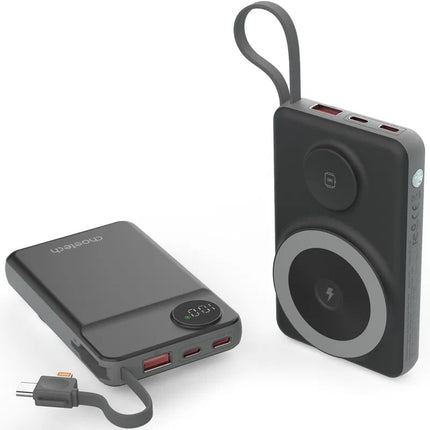 CHOETECH B695-BK 10000mAh 22.5W USB-A + USB-C x 2 + MagLeap Wireless Charge Power Bank Black 3