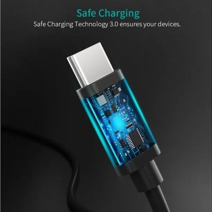 CHOETECH CC0004 USB-C to USB-C Cable USB3.1 Gen2 5V/3A 10 Gbps 3M Black 4
