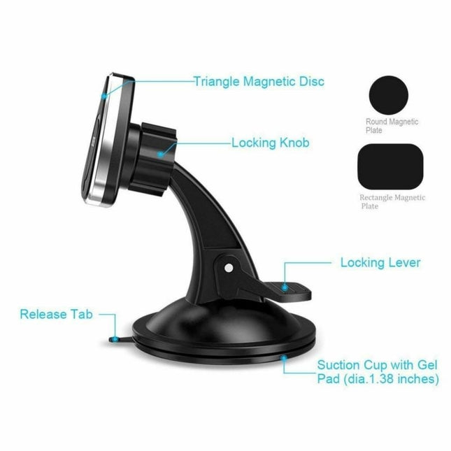 CHOETECH H010 Magnetic Car Phone Mount with 360 Degree Swivel Ball 2