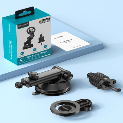 Choetech H01005 Magnetic Car Mount 360-dgree Rotation, Telescopic Arm, for SUVs 4