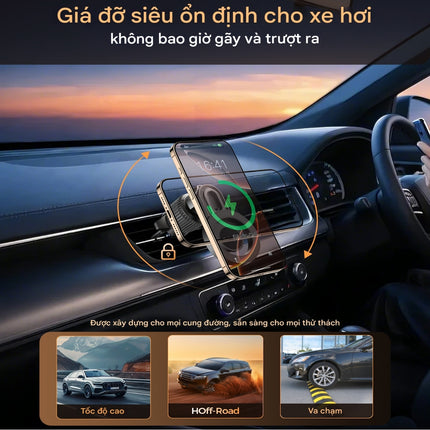 Choetech H01005 Magnetic Car Mount 360-dgree Rotation, Telescopic Arm, for SUVs 5