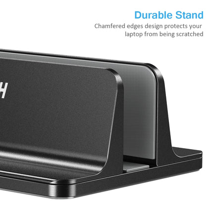 CHOETECH H038-BK Desktop Aluminum Stand With Adjustable Dock Size for Laptops and Tablets 7