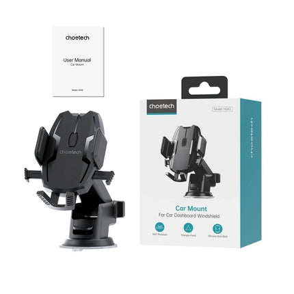CHOETECH H043 Car Mount for Car Dashboard Windshield Phone Holder 5