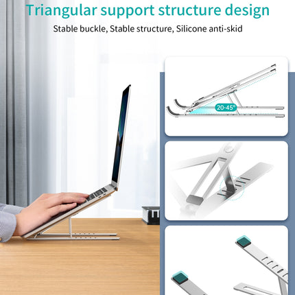 CHOETECH H045-SL Aluminum Foldable Laptop Stand 3