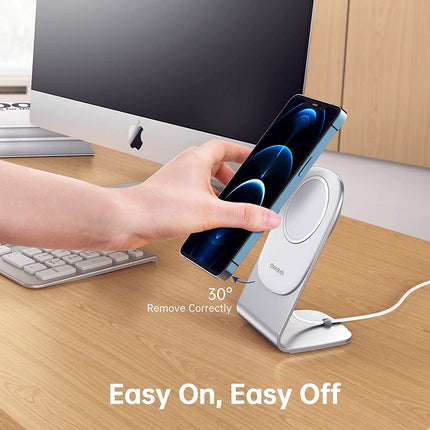 Choetech H046 Phone Stand For MagSafe Charger Aluminum (Stand Only) 5
