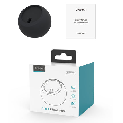 CHOETECH H050-BK Magnetic Holder for iPhone 12/13/14 /15 Series and iWatch (Black) 7