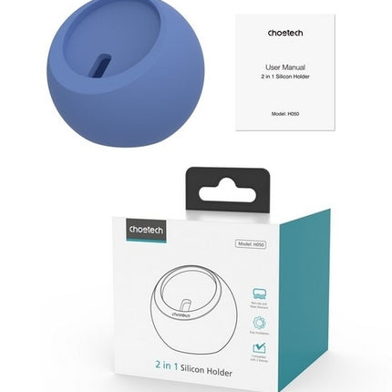 CHOETECH H050-BL Magnetic Holder for iPhone 12/13/14 /15 Series and iWatch (Blue) 3