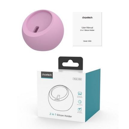 CHOETECH H050-PK Magnetic Holder for iPhone 12/13/14 /15 Series and iWatch (Pink) 3