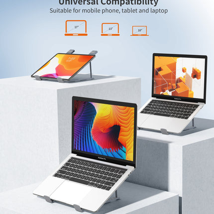 CHOETECH H055-GY Aluminum Foldable Laptop Stand 6