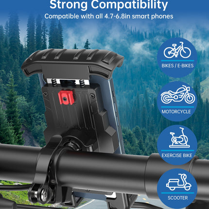 CHOETECH H067-BK Adjustable Mobile Stand for Bicycle (Black) 5