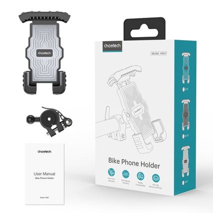 CHOETECH H067-GY Adjustable Mobile Stand for Bicycle (Gray) 7