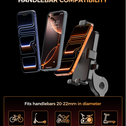 Choetech H092 Cycling Phone Holder Bike Handlebar Mount 7
